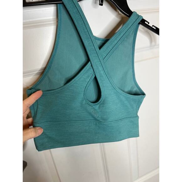 JoyLab Turquoise Sports Bra with Criss Cross Back Small - Picture 4 of 7
